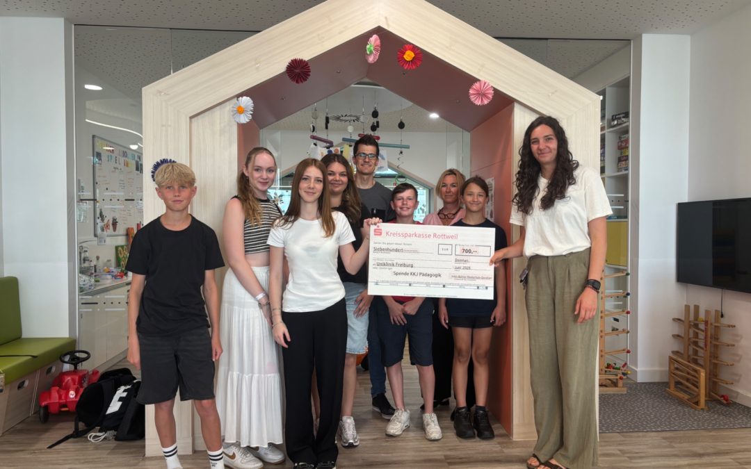SMV übergibt stolze Spende an die Kinder- und Jugendklinik Freiburg